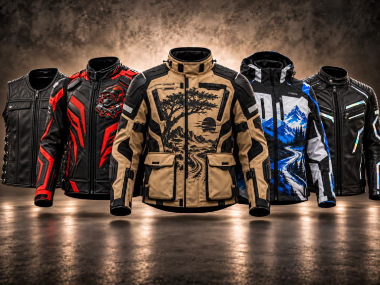 Five-Jacket Motorcycle Collection
